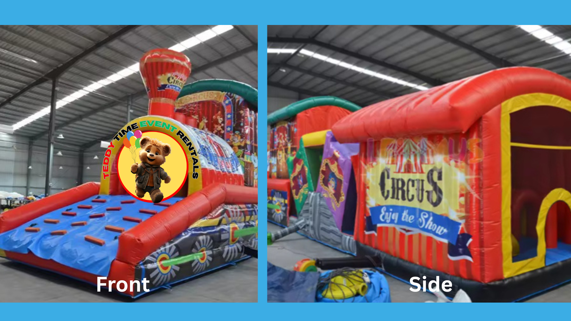Circus Event Bounce House Train Jumping Castle